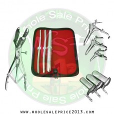  Hegar uterine dilator 3 pieces set, 7-8, 9-10, 17-18,  mathieu, grave 3pcs ,collin 3pcs